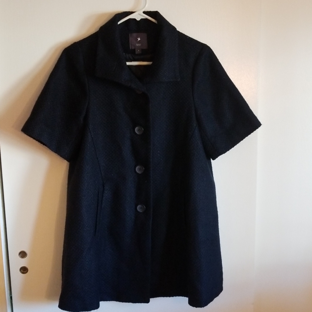 Forever 21 A-line Pea Coat